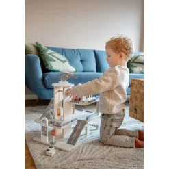 Tryco Houten Garage incl. Speeltjes< Houten Speelsets