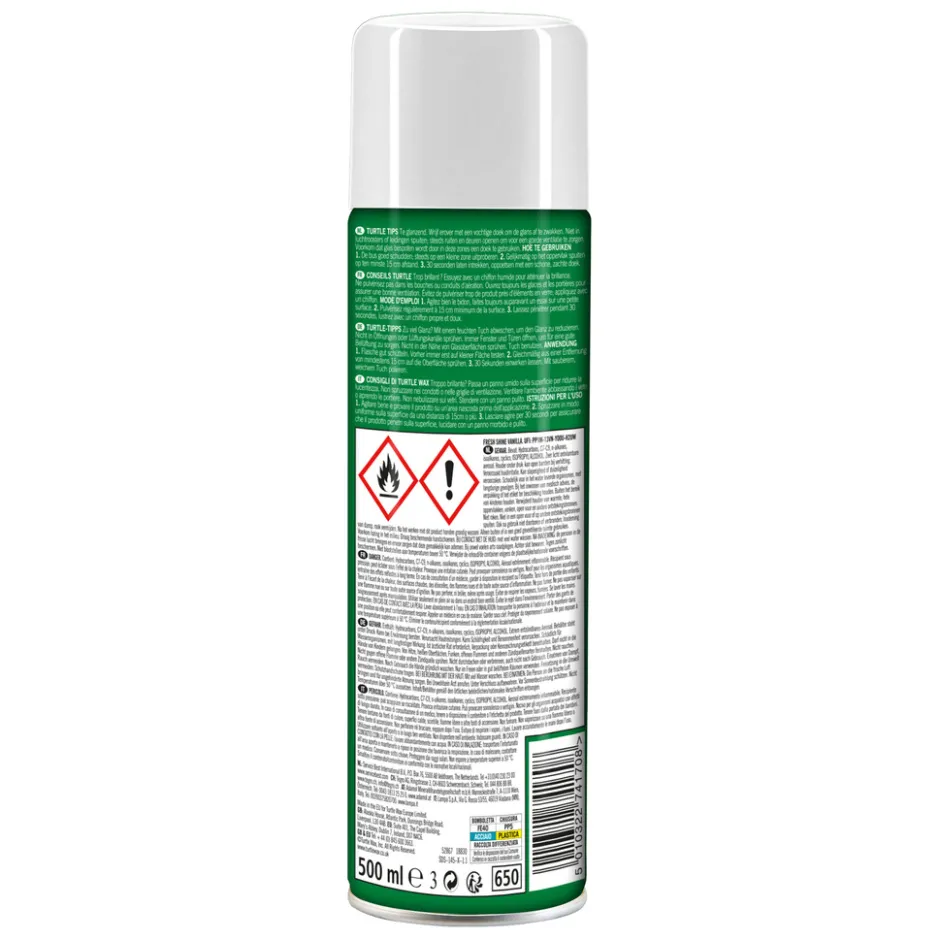 Turtle Wax 52867 GL Fresh Shine Vanilla 500ml| Outlet