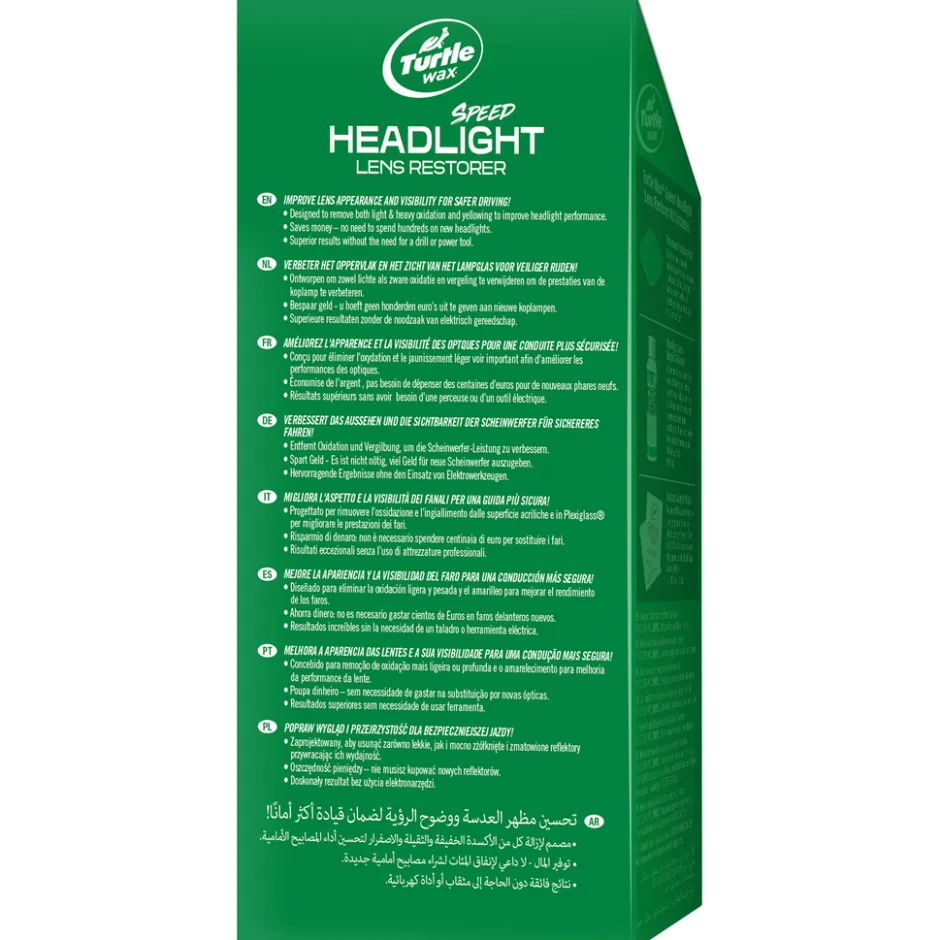 Turtle Wax Speed Headlight Kit| Best