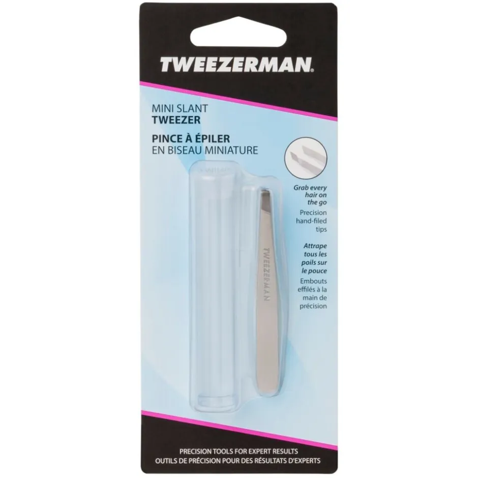 Tweezerman Mini Slant Tweezer< Pincetten