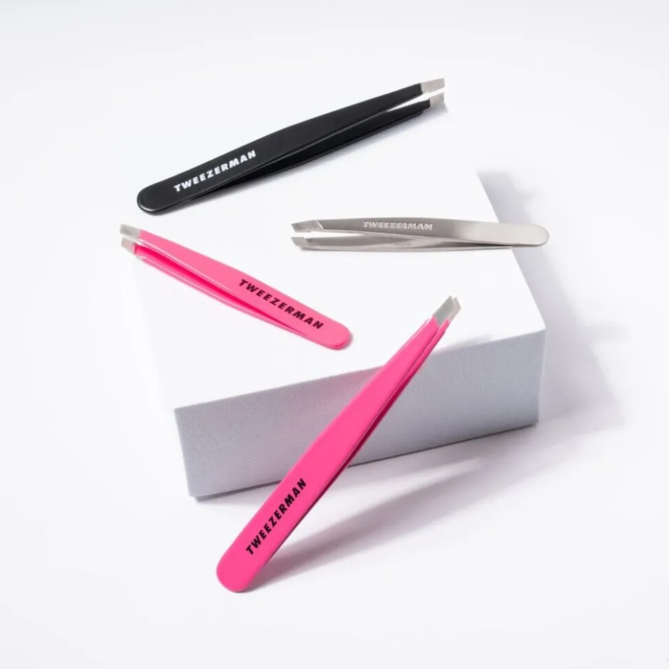 Tweezerman Mini Slant Tweezer< Pincetten