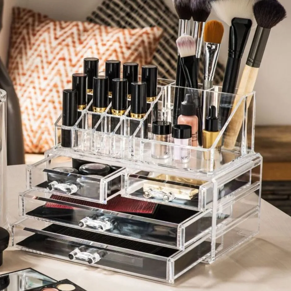 UNIQ Acryl Make-up & Sieraden Organizer SF1155< Sieraden En Bijoux|Make-Up Organizers