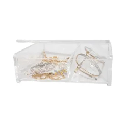 UNIQ Acryl Sieraden Organizer met Deksel, SF-1027< Sieraden En Bijoux