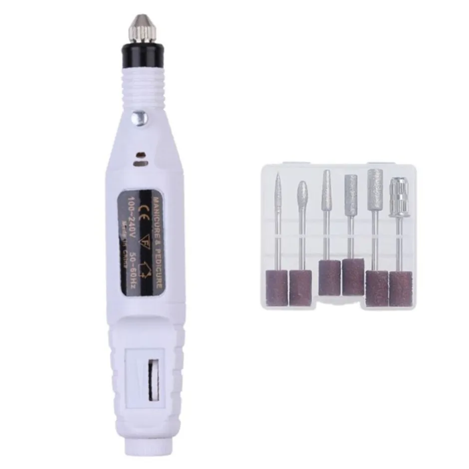 UNIQ Basic 6-in-1 Elektrische Nagelfrees, Compact USB Manicure & Pedicure Set< Manicure- En/Of Pedicureset