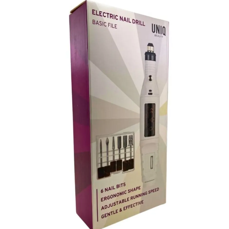 UNIQ Basic 6-in-1 Elektrische Nagelfrees, Compact USB Manicure & Pedicure Set< Manicure- En/Of Pedicureset