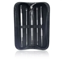 UNIQ Comedonenlepel Set – Complete Mee-eter Verwijder Set, RVS| Clearance