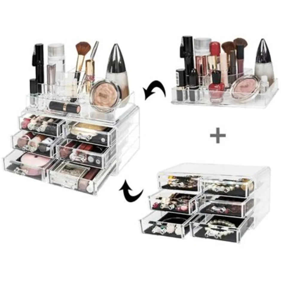 UNIQ Makeup Organizer met 6 Laden, SF-1158 (U340)< Make-Up Organizers