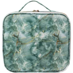 UNIQ Make-up Reistas - Toilettas / Cosmetische tas voor al je make-up - Turquoise Marble| Hot