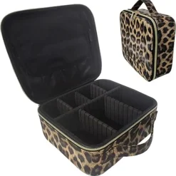 UNIQ Make-up Reistas Toilettas Luipaard< Toilettassen