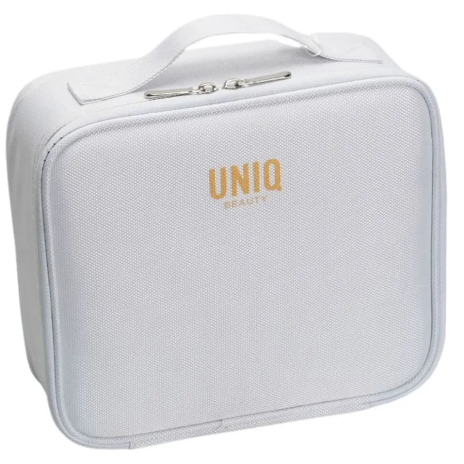 UNIQ makeup rejsetaske - Toilettaske / Kosmetiktaske til alt dit makeup - White< Toilettassen