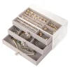 UNIQ Acryl Sieraden Organizer – 3 Laden, Transparant - J305|