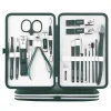 UNIQ 18‑in‑1 Manicure & Pedicure Set – Donkergroen Etui< Manicure- En/Of Pedicureset