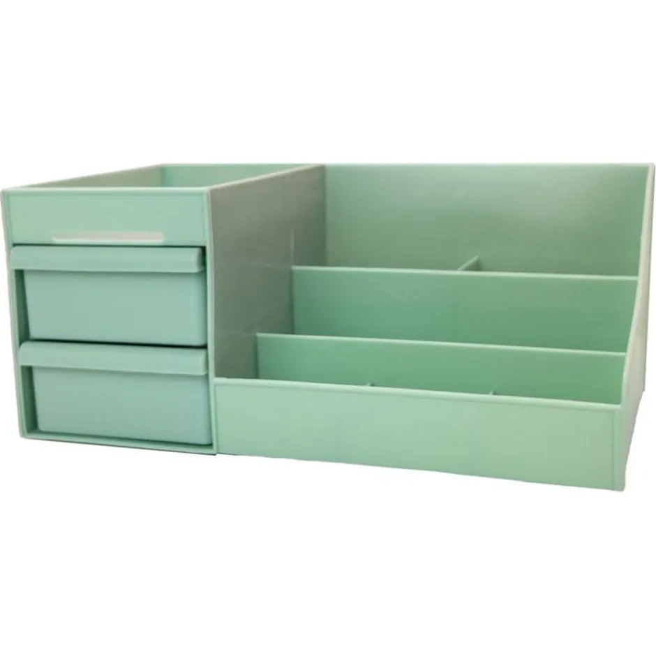 UNIQ Make‑up & Sieraden Organizer – 2 Laden, Mintgroen< Sieraden En Bijoux|Make-Up Organizers