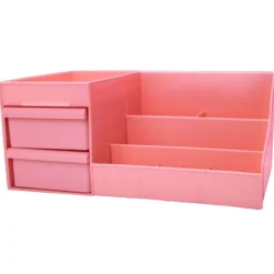 UNIQ Make‑up & Sieraden Organizer – 2 Laden, Roze - P110< Sieraden En Bijoux|Make-Up Organizers