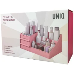 UNIQ Make‑up & Sieraden Organizer – 2 Laden, Roze - P110< Sieraden En Bijoux|Make-Up Organizers