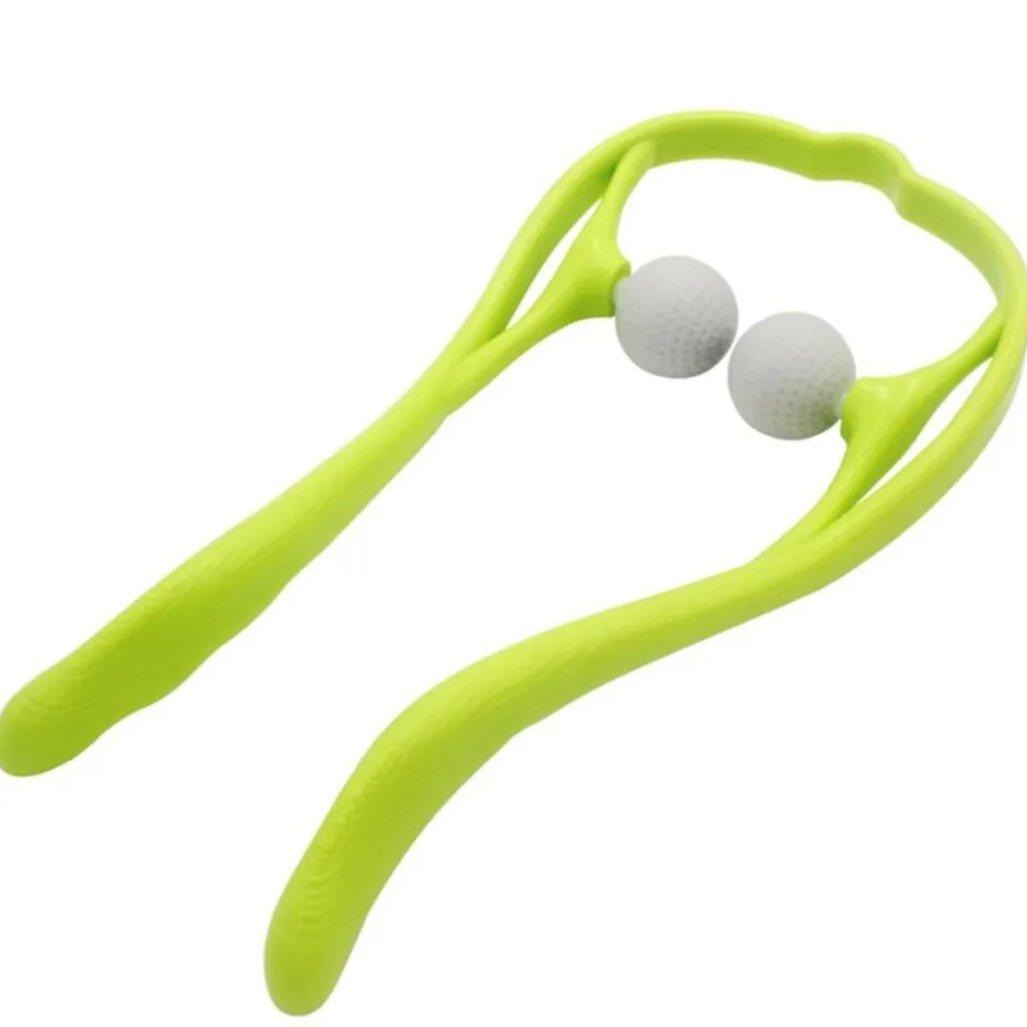 UNIQ Nek‑ & Schoudermassager – Handmatige Triggerpoint Roller, Verstelbaar, Groen| Online
