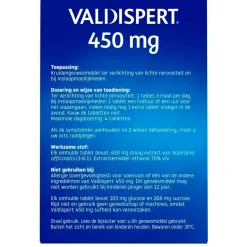 Extra Forte 450mg Omhulde Tabletten|Valdispert Best