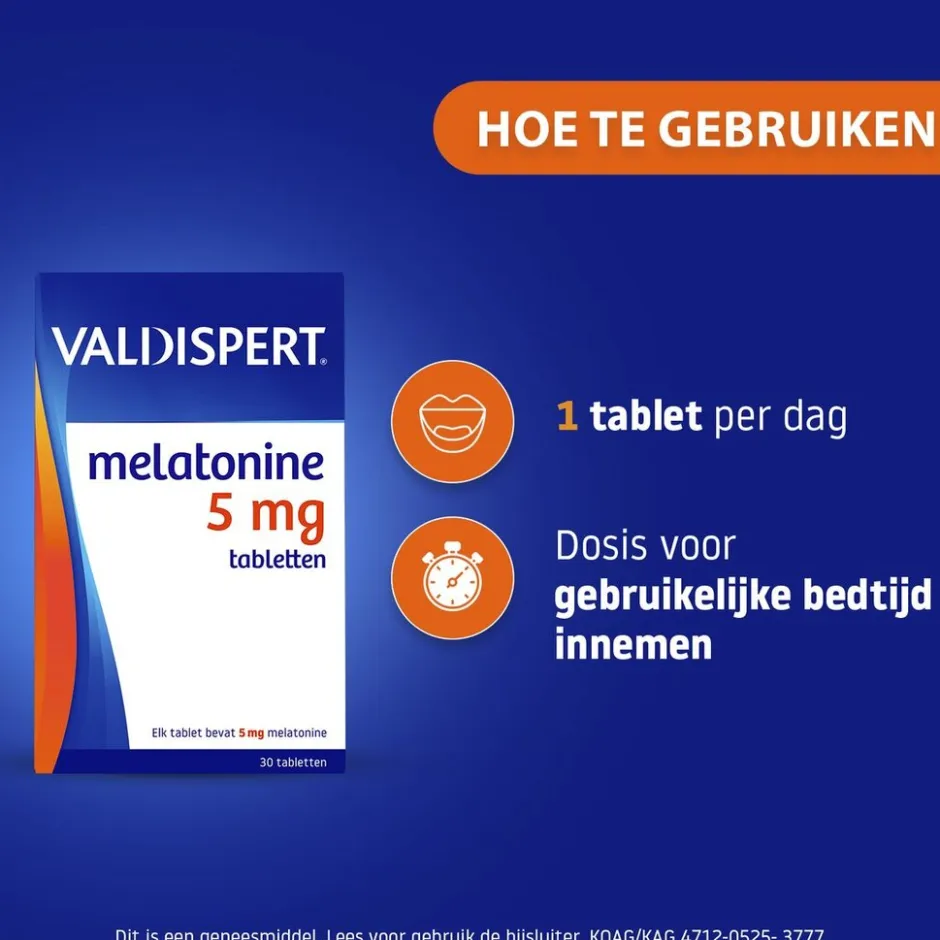 Melatonine 5mg Tabletten|Valdispert Sale