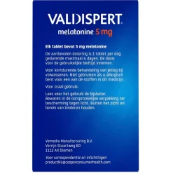 Melatonine 5mg Tabletten|Valdispert Sale