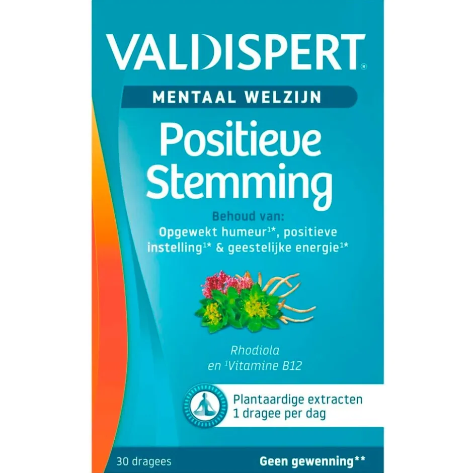 Mentaal Welzijn Positieve Stemming Dragees|Valdispert New