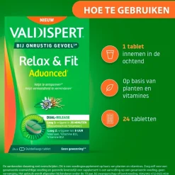 Valdispert Relax & Fit Advanced Tabletten< Natuurlijke Supplementen|Rust En Ontspanning