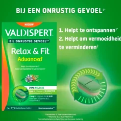 Valdispert Relax & Fit Advanced Tabletten< Natuurlijke Supplementen|Rust En Ontspanning