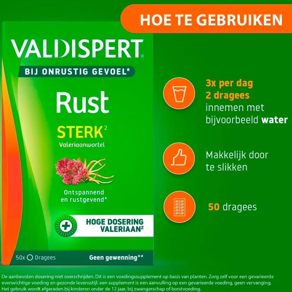 Rust Sterk Dragees|Valdispert Discount