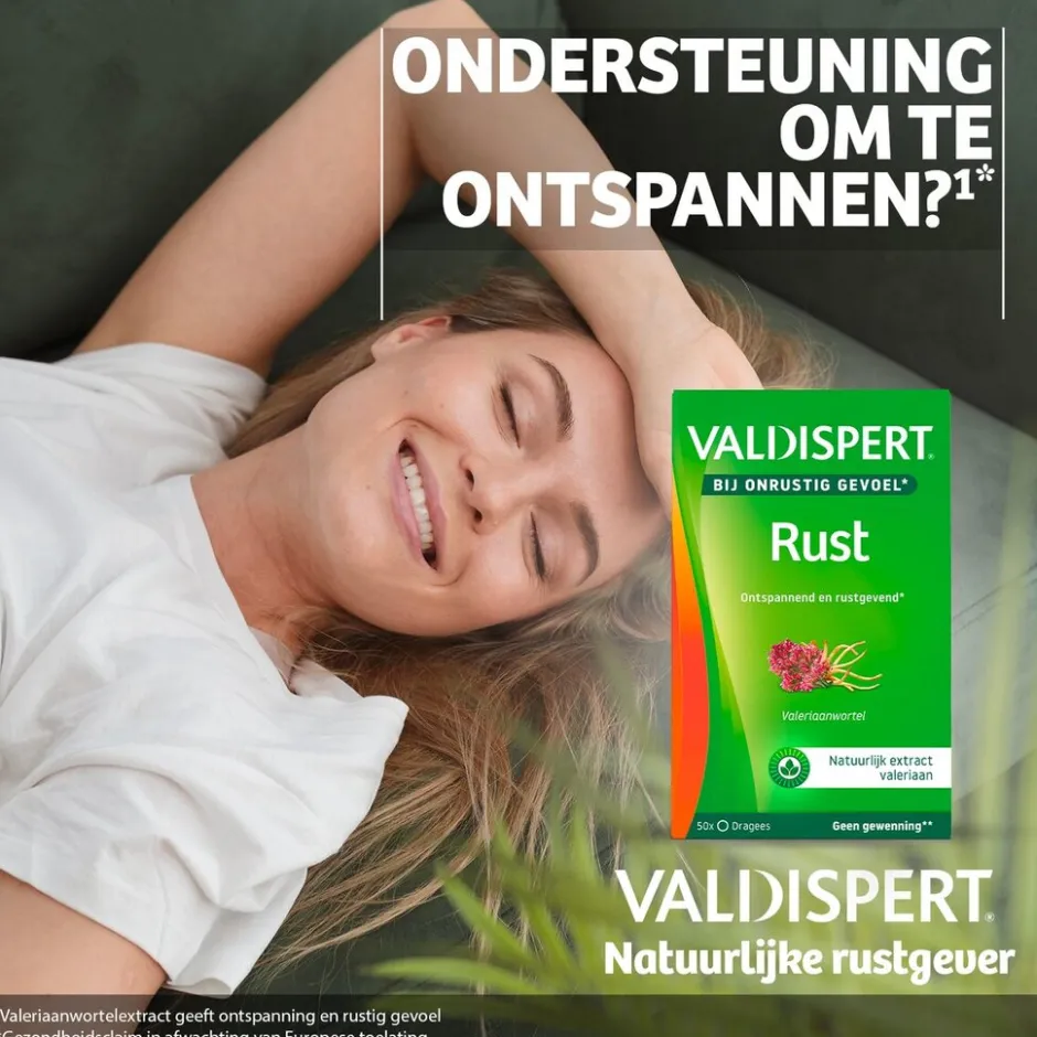Valdispert Rust Tabletten< Natuurlijke Supplementen|Rust En Ontspanning