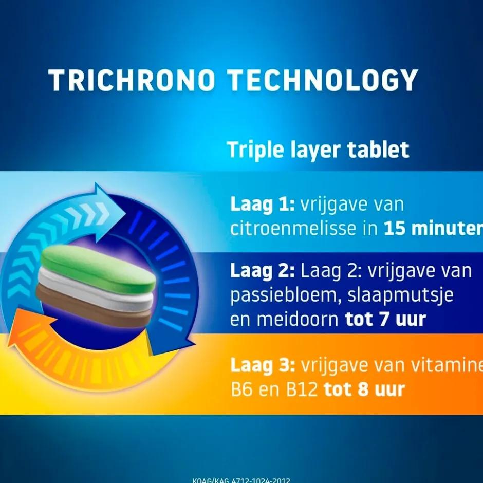 Valdispert Slaap & Fris Wakker Triple Layer Tabletten< Rust En Ontspanning