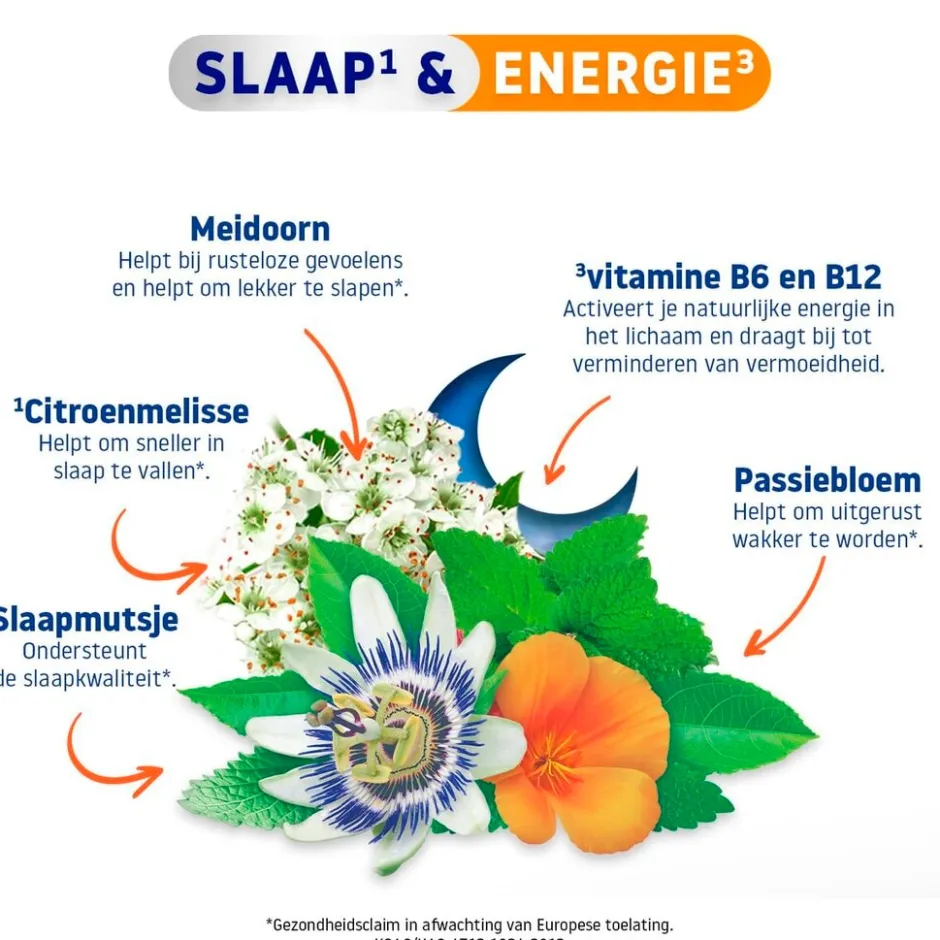 Valdispert Slaap & Fris Wakker Triple Layer Tabletten< Rust En Ontspanning