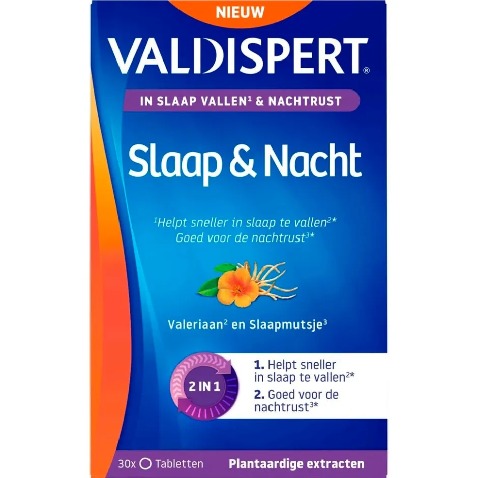 Valdispert Slaap & Nacht Tabletten< Natuurlijke Supplementen|Rust En Ontspanning