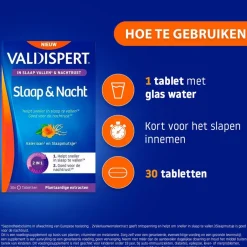 Valdispert Slaap & Nacht Tabletten< Natuurlijke Supplementen|Rust En Ontspanning
