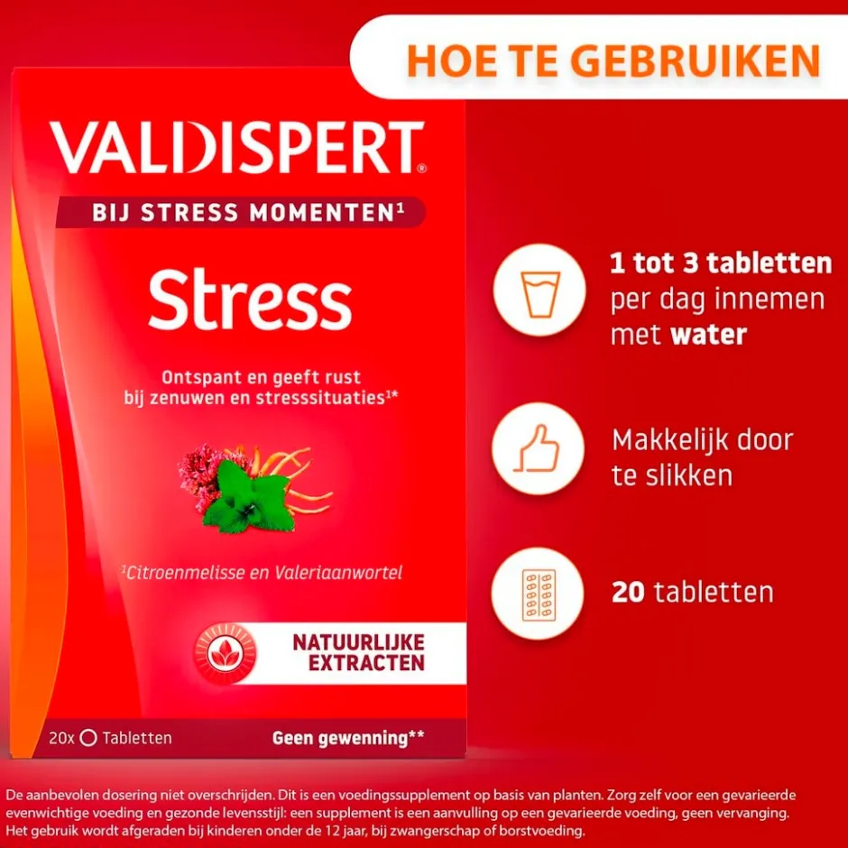 Valdispert Stress Moments Tabletten< Natuurlijke Supplementen|Rust En Ontspanning