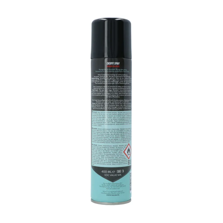 Valma R25H Cockpitspray Glanzend 400ml| Online
