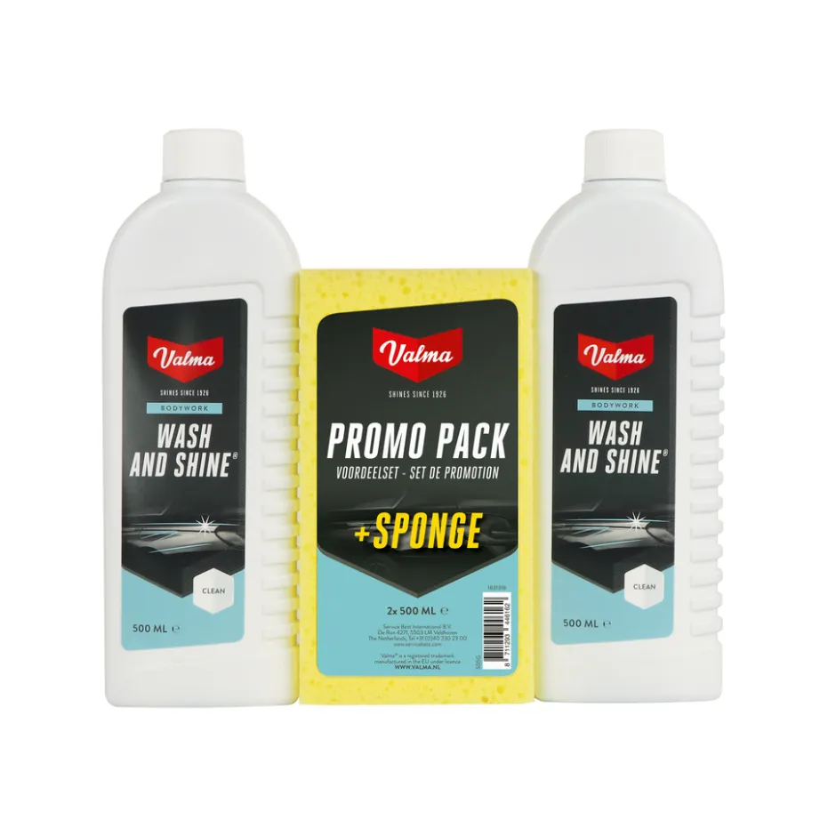 Valma S05G Wash and Shine + Spons 2x500ml< Buiten En Vrije Tijd