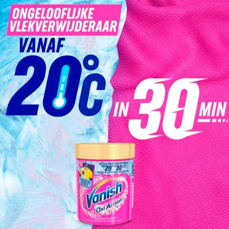Vanish Oxi Action Vlekverwijderaar Poeder< Vlekverwijderaars