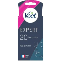 Veet Expert Waxstrips voor je Gezicht<Heren Ontharingscreme, Wax En Hars