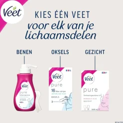 Veet In-Shower Ontharingscrème voor de Gevoelige Huid<Heren Ontharingscreme, Wax En Hars