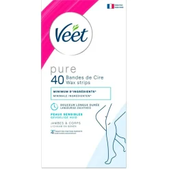 Minima Pure Easy-Gel Waxstrips voor je Lichaam en Benen|Veet Clearance