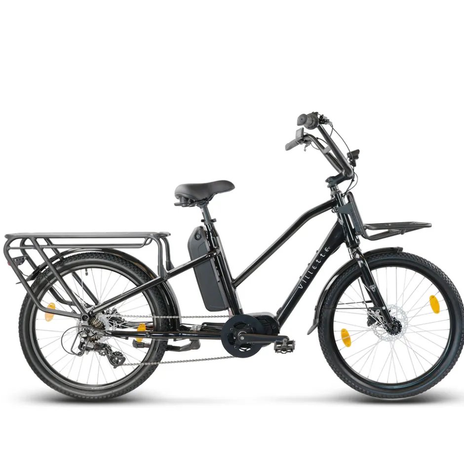 Villette Longtail midmotor ebike transport 13Ah 7sp< Buiten En Vrije Tijd|Verrassend Elektronica