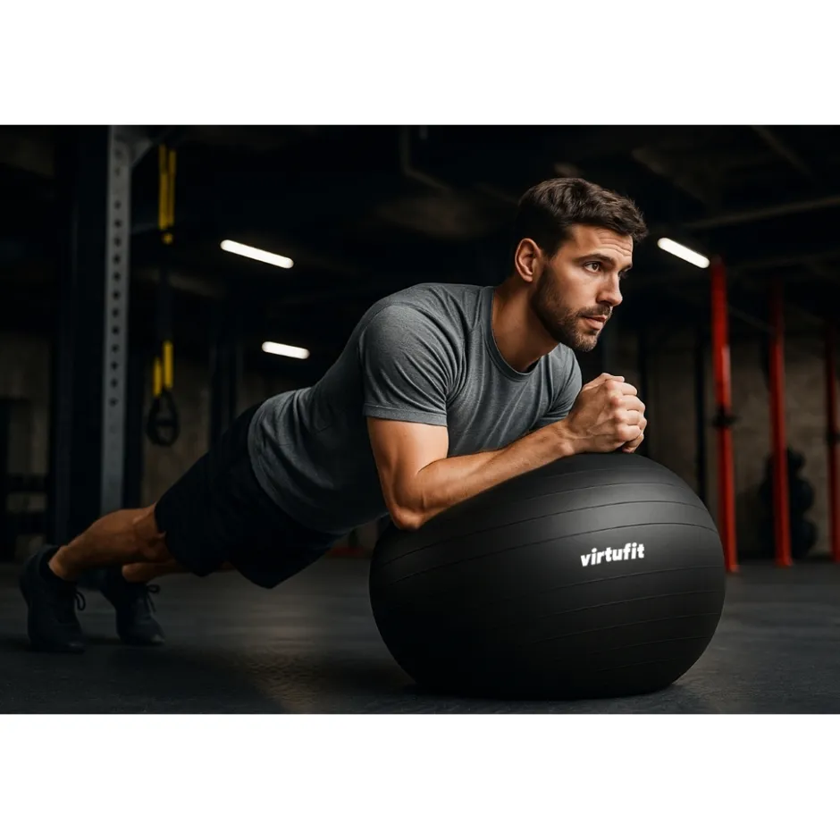 Anti-Burst Fitnessbal Pro Gymbal Swiss Ball Met Pomp|VirtuFit Outlet