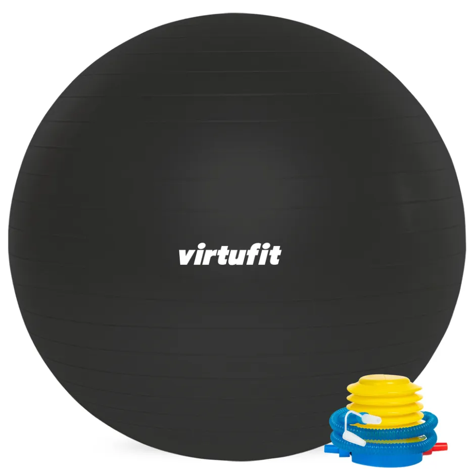 Anti-Burst Fitnessbal Pro Gymbal Swiss Ball Met Pomp|VirtuFit Clearance