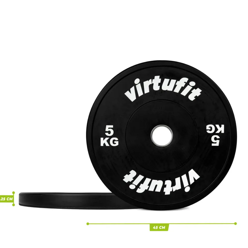 VirtuFit Bumper Plate Olympische Halterschijf van Rubber< Halters En Gewichten