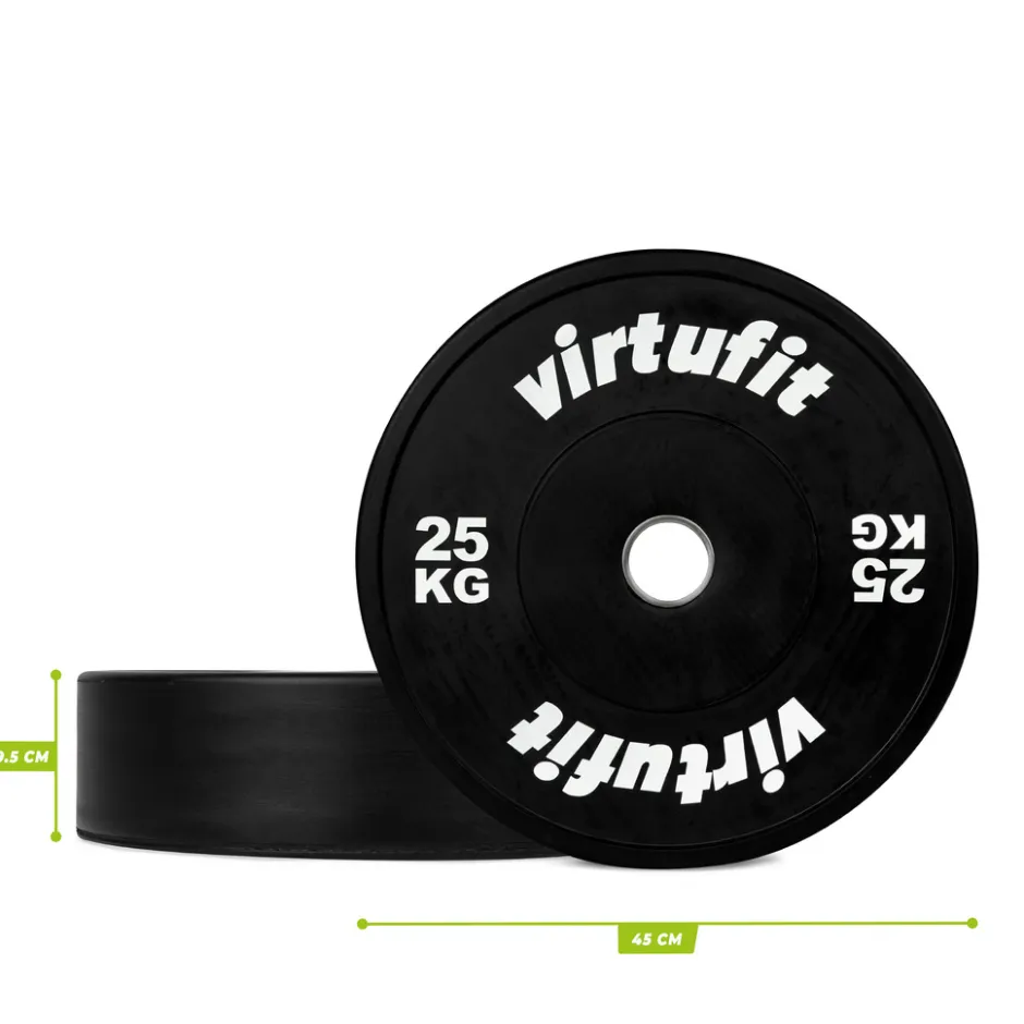 Bumper Plate Olympische Halterschijf van Rubber|VirtuFit Discount