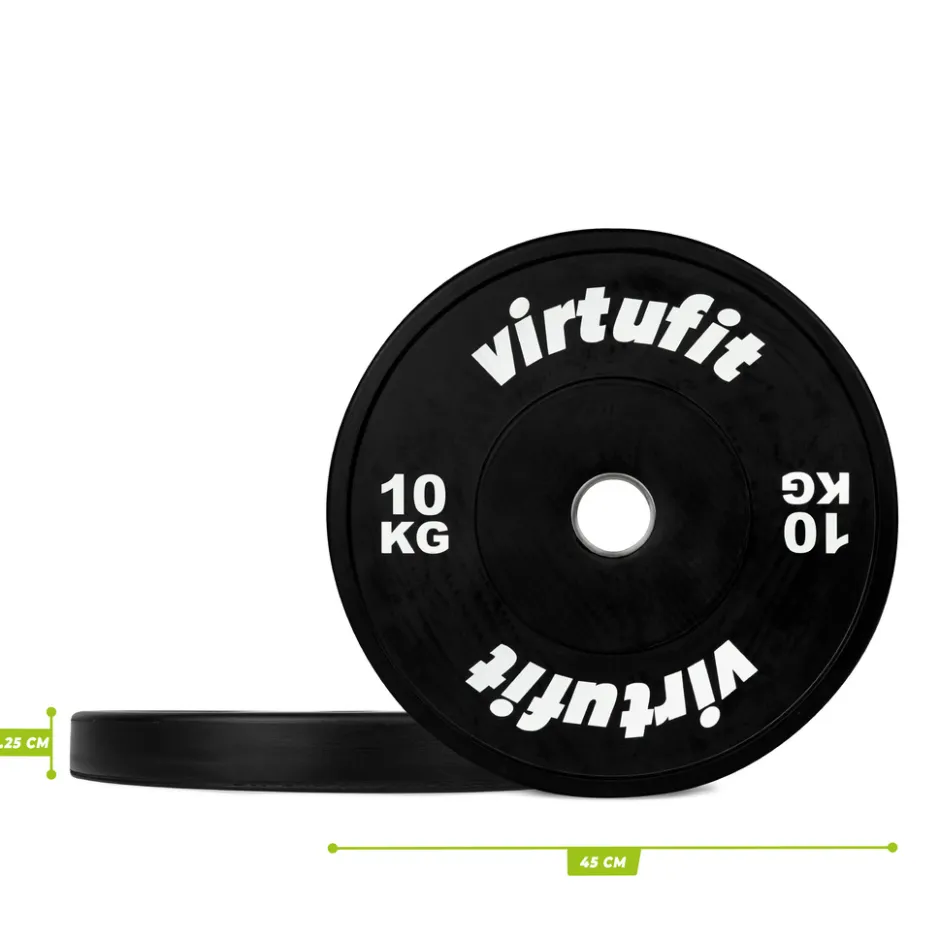 VirtuFit Bumper Plate Olympische Halterschijf van Rubber< Halters En Gewichten