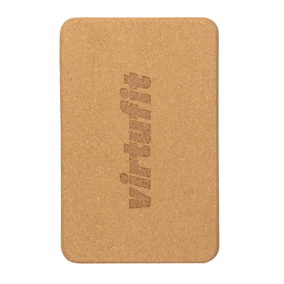 VirtuFit Ecologisch Premium Kurk Yoga Blok< Yoga Accessoires