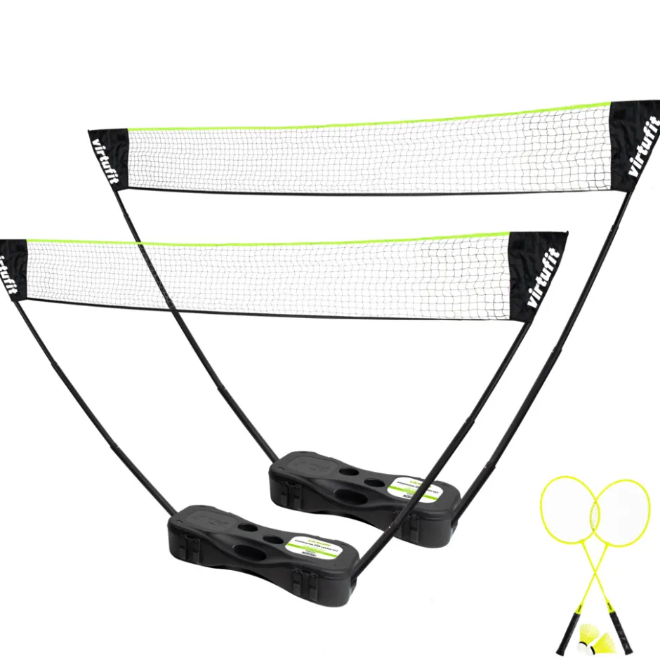 VirtuFit 2-in-1 Portable Badminton- en Tennis Set< Badminton