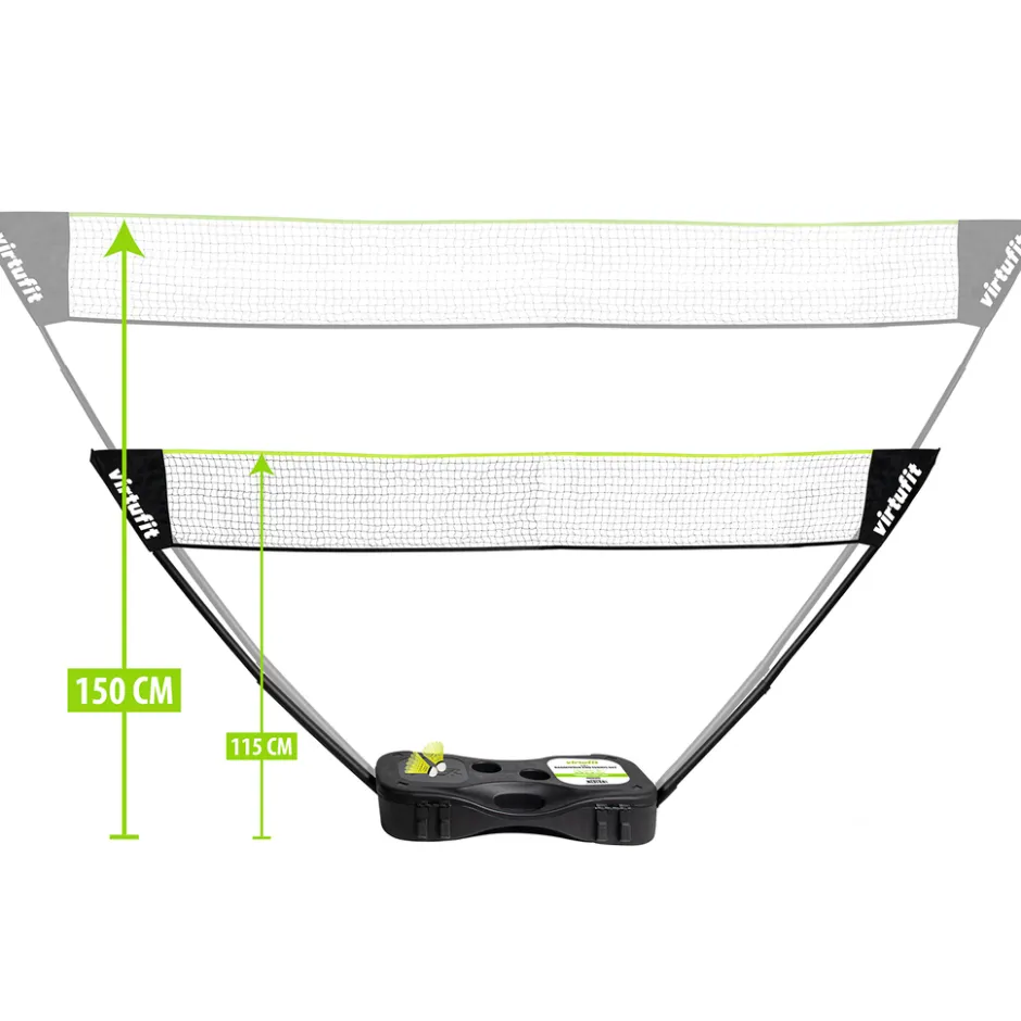 VirtuFit 2-in-1 Portable Badminton- en Tennis Set< Badminton