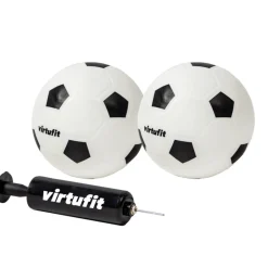 VirtuFit Kinder Voetbaldoelen Set met 2 Ballen en Pomp< Voetbal|Buitenspellen