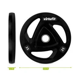 Olympische Rubberen Halterschijf|VirtuFit Best